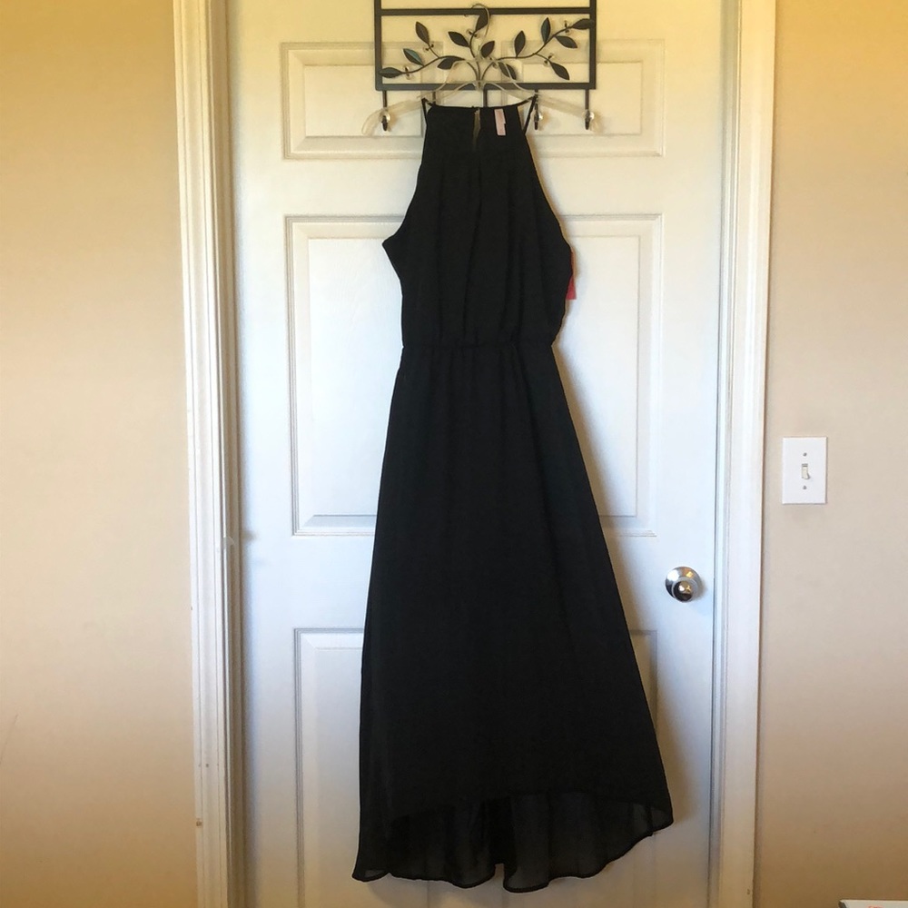 Black maxi dress